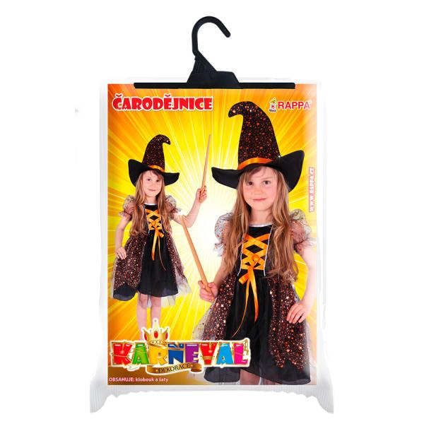 Dětský kostým čarodějnice s hvězdičkami (L) (obrázek 4)