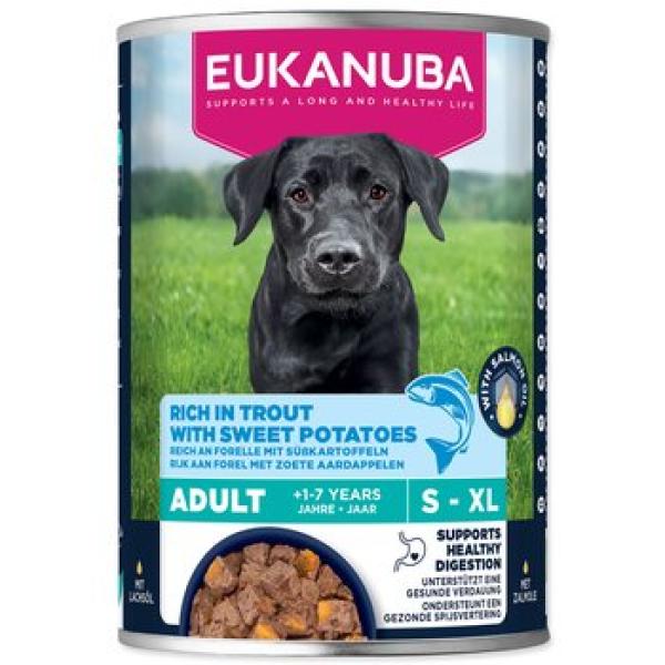 Konzerva EUKANUBA Adult bohatá na pstruha s batáty 400 g (obrázek 4)