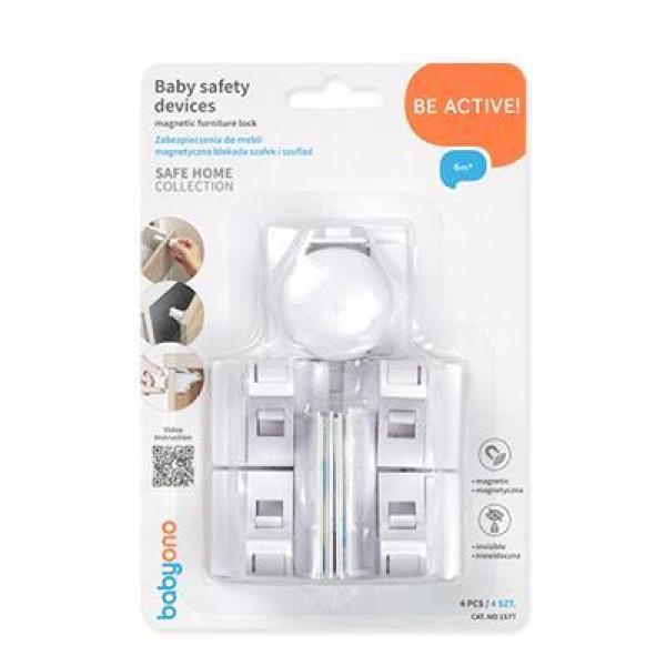 BABYONO Zámky magnetické na nábytek 4ks