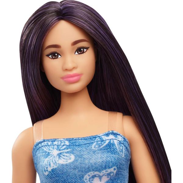 Mattel Barbie modelka Modré šaty s motýlky (obrázek 4)