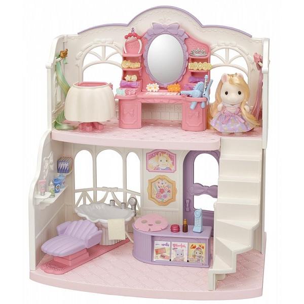 Sylvanian Families - Le Salon De Coiffure Des Poneys-image