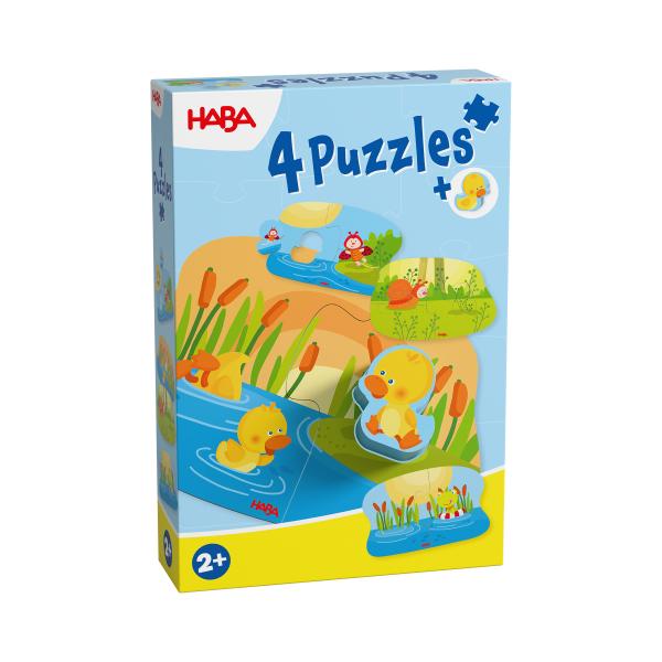 Haba Puzzle pre najmensich Mláďatká zvierat 4 ks