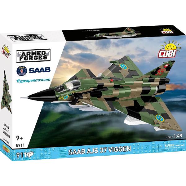Cobi 5911 Fuerzas Armadas SAAB AJS37 VIGGEN, 1:48, 910 k