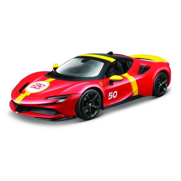 Bburago 1:18 Ferrari SF90 Stradale Assetto Fiorano - Červená
