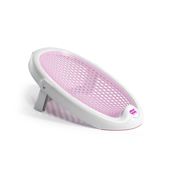 OK BABY Lehátko do vane skladacie mäkké protišmykové Jelly 0–8m Pink