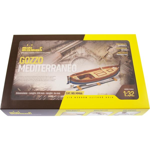 MINI MAMOLI Gozzo Mediterano 1:32 kit (obrázek 4)