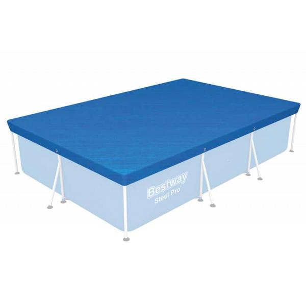 Bestway 58105 Krycia plachta na bazén s konštrukciou 2,59 x 1,7 x 0,61 m