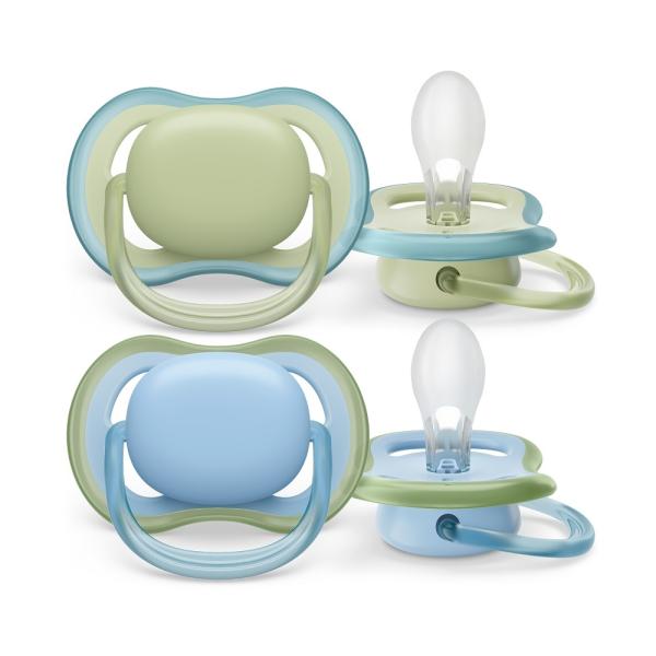 Philips AVENT Dudlík Ultra air neutral 0-6m chlapec modrá 2ks