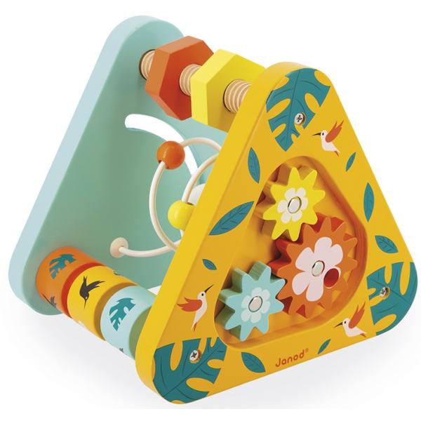 Janod Multifunkční didaktická hračka Trojúhelník Tropik