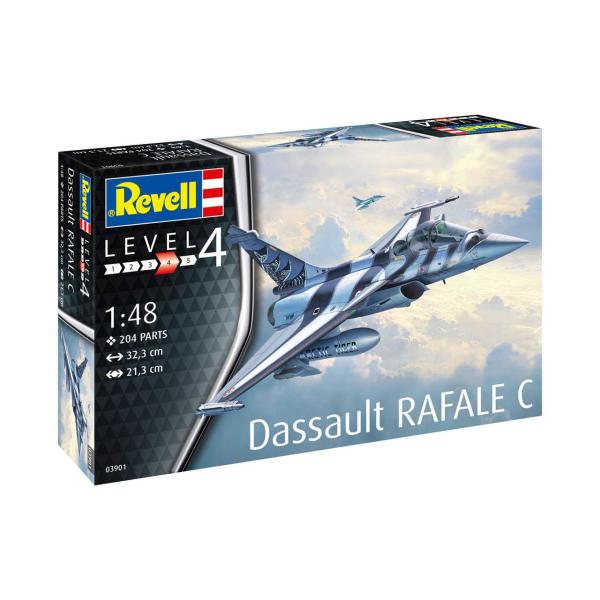 Plastic modelky letadlo 03901 - Dassault Rafale C (1:48)