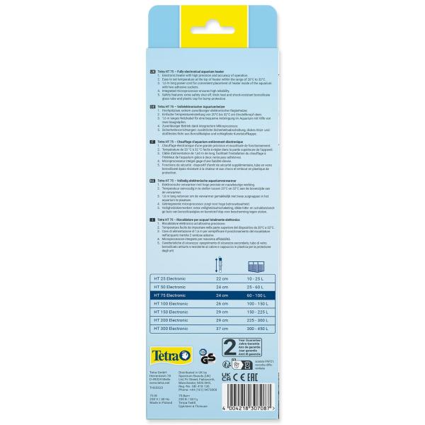 Ohřívač Tetra Electronic HT 75 75W, 60-100l