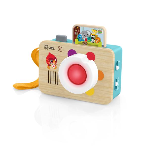 BABY EINSTEIN Interaktivní hračka se zvukem fotoaparát HAPE 6m+