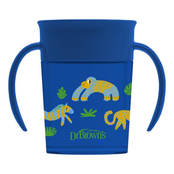 DR.BROWN’S Hrnek Cheers360 6m+ 200 ml modrý