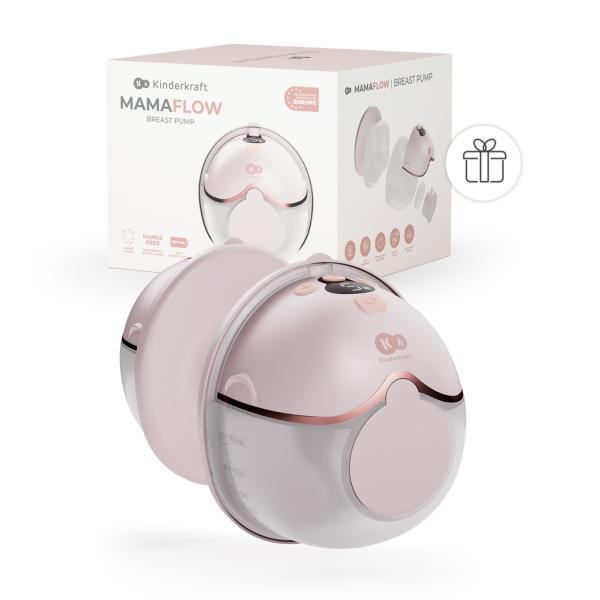 KINDERKRAFT Odsávačka mateřského mléka Single Hands-free Mamaflow Pink (obrázek 10)