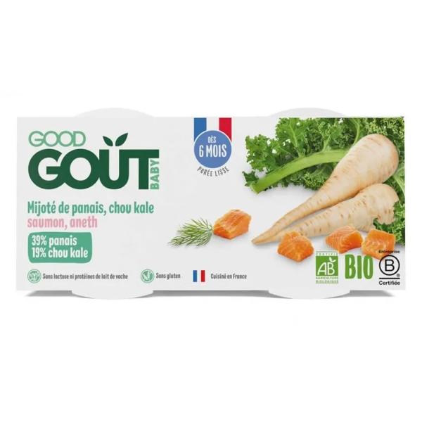2x GOOD GOUT BIO Losos s kelom a paštrnákom 190 g