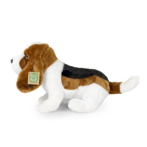 Plyšový basset 32 cm EKO-PŘÁTELSKÝ (obrázek 3)