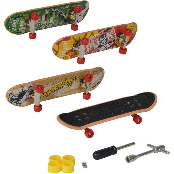 Set di skateboard finger 4 pezzi