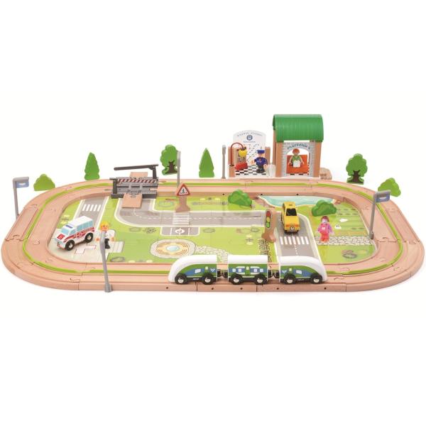 2Kids Toys Vláčikodráha Dedina 110 dielov