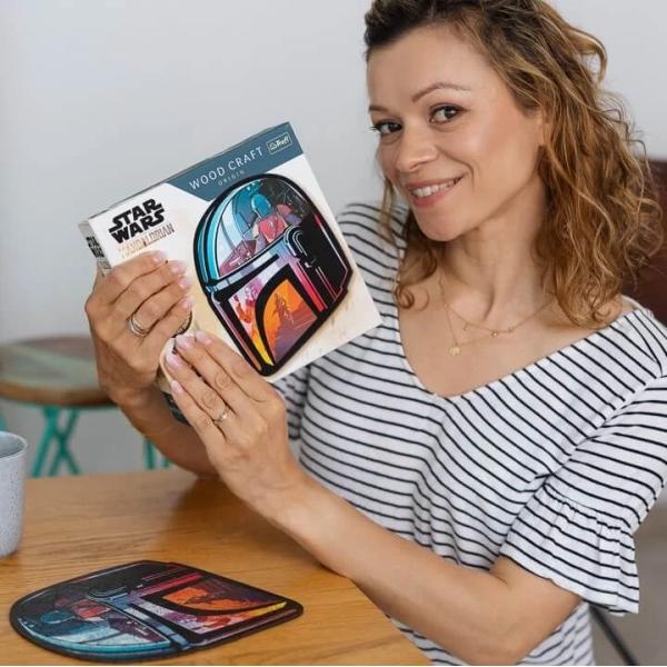 Trefl Dřevěné puzzle 160 dílků – The Mandalorian