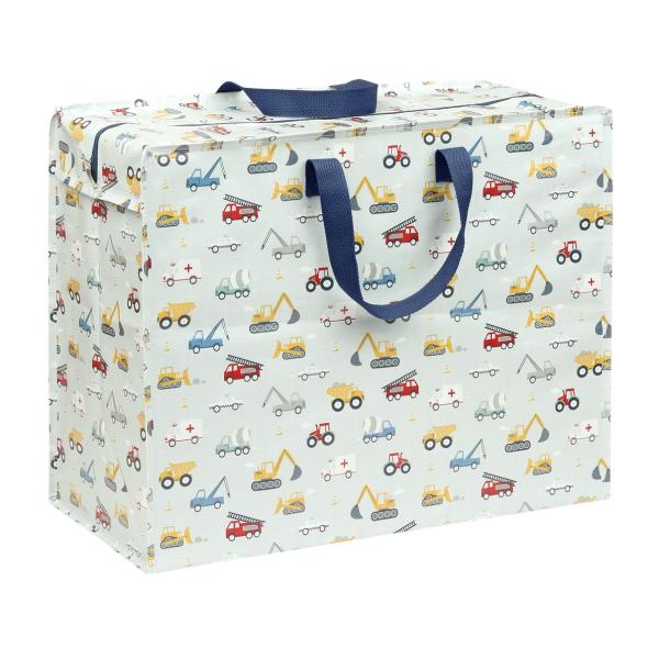A Little Lovely Company - XL úložná taška - vozidlá