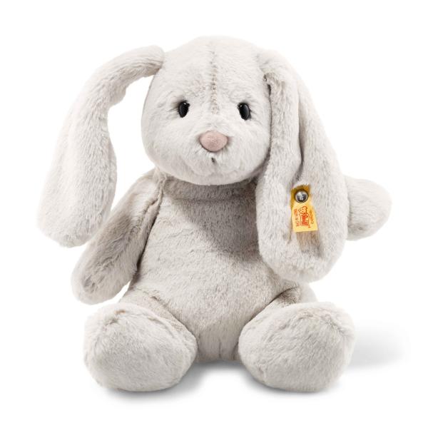 STEIFF Friends Hoppie králík, světle šedý 28cm plyšová hračka