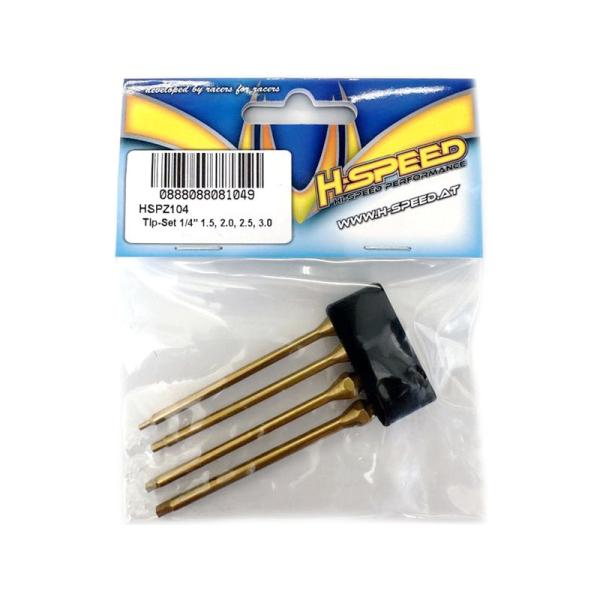 H-Speed bit imbus (set 1.5, 2.0, 2.5, 3.0mm)