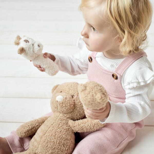 NATTOU Hračka plyšová chrastítko Teddy žirafa 14 cm, 0m+ (obrázek 4)