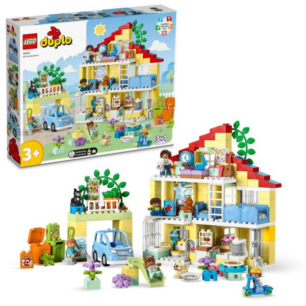 LEGO® DUPLO® 10994 Rodinný dům 3 v 1