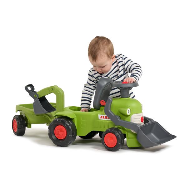 Falk odrážedlo/chodítko traktor s nakladačem, bagrem a vlečkou 912N Class (obrázek 5)