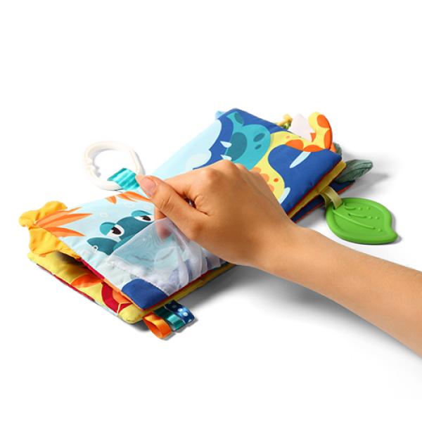 BABYONO Knížka senzorická Forest Trip 0m+ (obrázek 4)