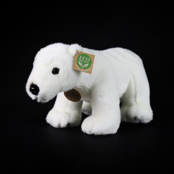 Plyšový medvěd lední stojící 30 cm ECO-FRIENDLY (obrázek 6)