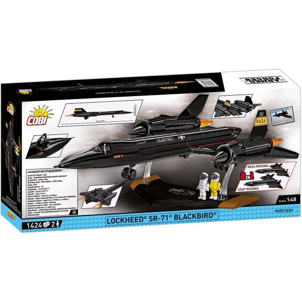 Cobi Lockheed SR-71 Blackbird, 1:48, 1379 k, 2 f, EXKLUZIVNÍ EDICE