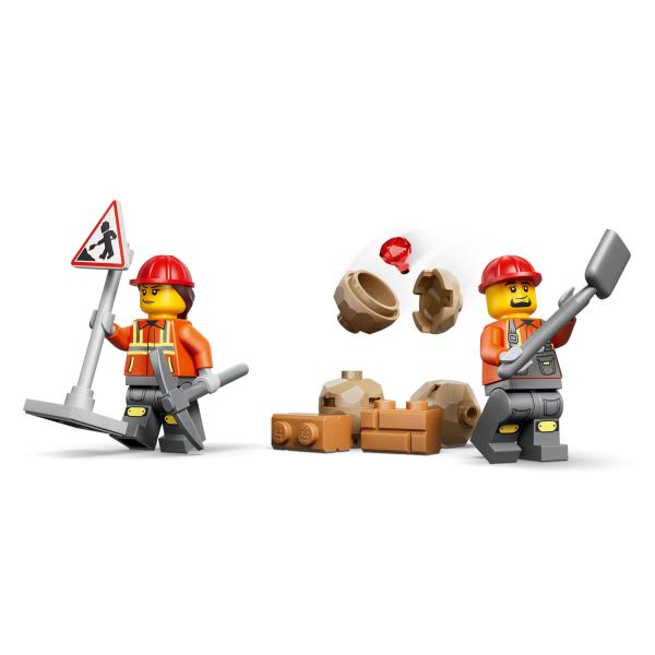 LEGO® City 60480 Žlutý nakladač s rýpadlem (obrázek 5)