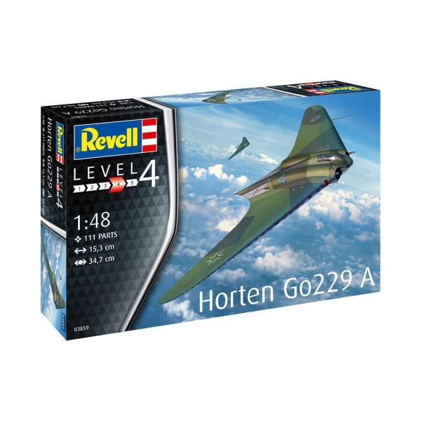 Plastic modelky letadlo 03859 - Horten Go229 A-1 (1:48)