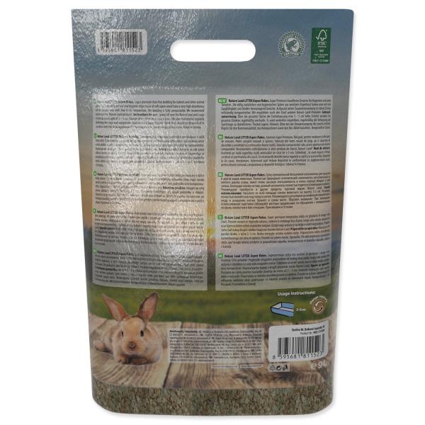 Podestýlka Nature Land Osikové lupínky 9l (obrázek 4)