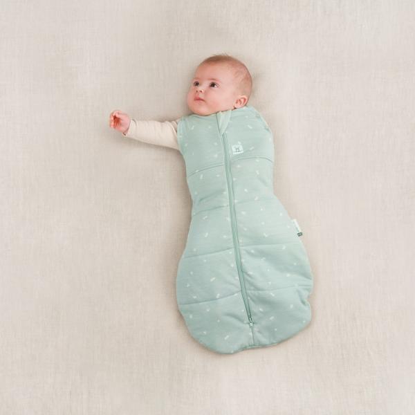 ERGOPOUCH Zavinovačka a vak na spaní 2v1 Cocoon Sage 3-6 m, 6-8 kg, 2,5 tog (obrázek 3)
