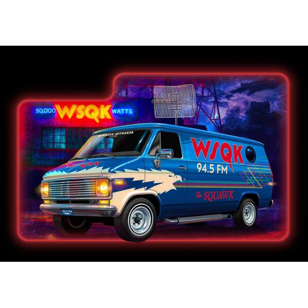 Plastic ModelKit STRANGER THINGS auto 07732 - GMC® WSQK Squawk Van (1:25) (obrázek 8)