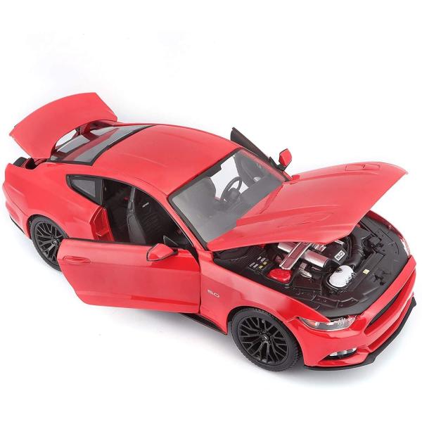 Maisto – 2015 Ford Mustang GT, červený, 1:18