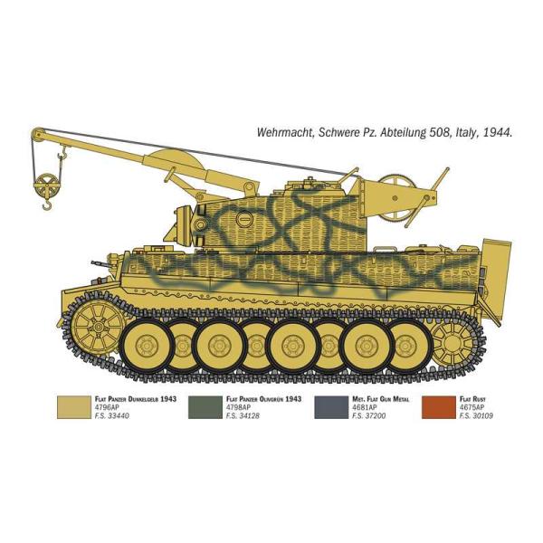 Model Kit military 6764 - Tiger Podpůrné Vozidlo (1:35) (obrázek 4)