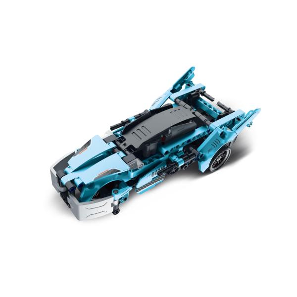 iM.MASTER Stavebnice 2v1 auto na zpětné natažení plast 293 dílků (obrázek 7)