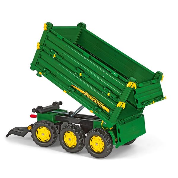 Rollytoys Vlečka John Deere vyklápěcí na 3 strany
