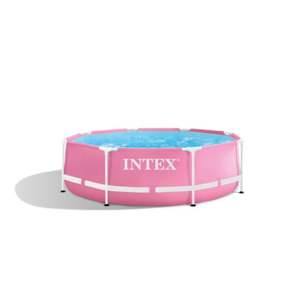INTEX 28290 Záhradný bazén ružový 244x76cm