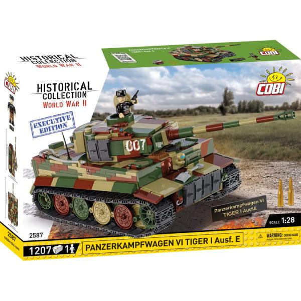 Cobi II WW PzKpfw VI Tiger I Ausf. E, 1:28, 1207 k, 1 f, Executive Edition WW II