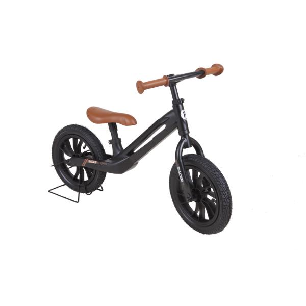 QPLAY Odrážadlo Racer air (Titanium) Čierna/ Hnedá, vek 3 - 6 rokov, do 30 kg (obrázek 3)