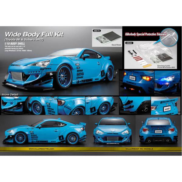 Killerbody Wide Body No2: Toyota 86/Subaru BRZ 1:10 (obrázek 3)