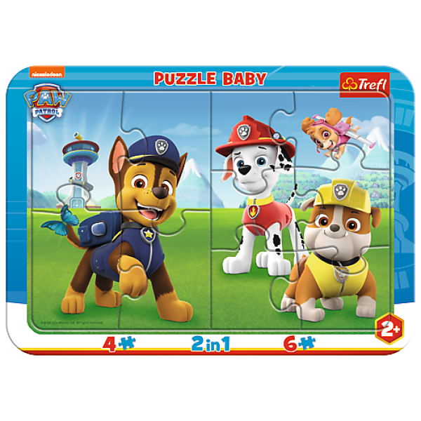 Trefl Baby puzzle s rámečkem - Paw Patrol