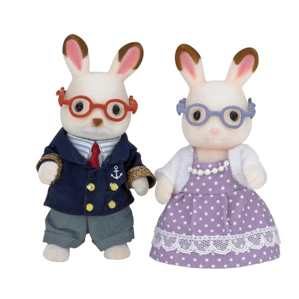 Sylvanian Families Babka a dedko chocolate králiky