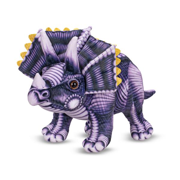 Triceratops plyšový 35cm stojící
