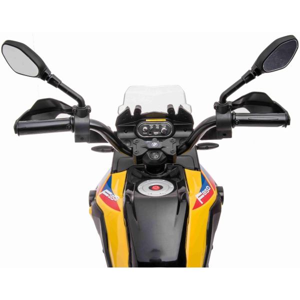 Elektrická Motorka BMW F850 GS, Licencované, 12V baterie, EVA měkká kola, 2 x 35W motor, (obrázek 7)
