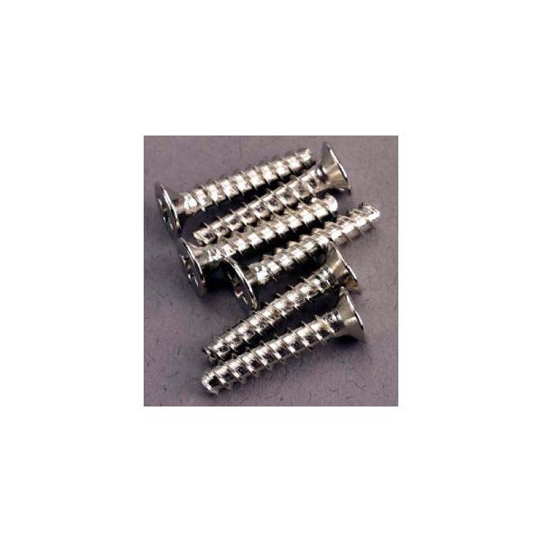 Traxxas skrutka krížová 3x15mm zápustná hlava zink. (6)